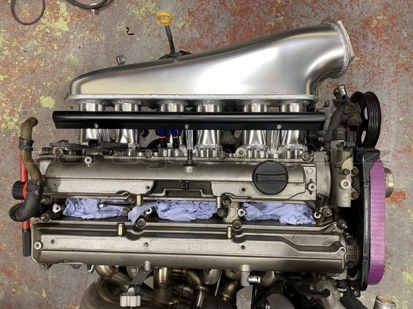 Garage Whifbitz 12 Injector 2JZ Drive By Wire Billet Inlet Manifold - Image 6