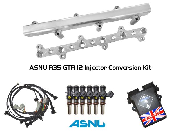 Nissan R35 GTR - Asnu 12 Injector Kit