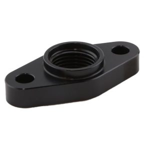 Turbosmart Billet Turbo Drain adapter with Silicon O-ring. 50.8mm Mounting Holes - T3/T4 style fit.