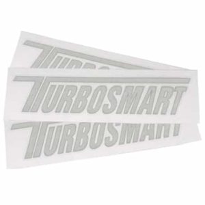 Turbosmart TS Car Decal - White 350mm x 80mm