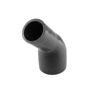 Turbosmart Silicon Hose 45 Reducer Elbow 2.00"-3.00" Black