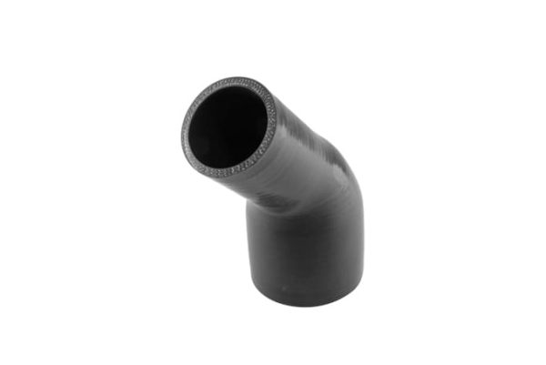 Turbosmart Silicon Hose 45 Reducer Elbow 2.00"-3.00" Black