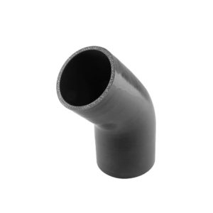 Turbosmart Silicon Hose 45 Reducer Elbow 2.75"-3.00" Black