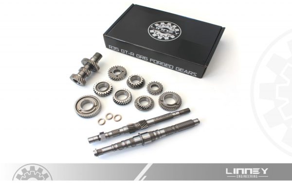 Nissan R35 GTR - Forged Heavy Duty Gear Set 1-6 + Output Shaft - Image 2